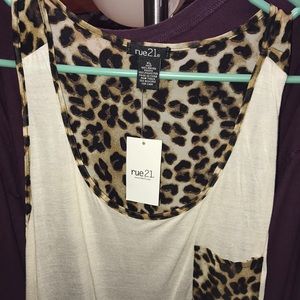 cheetah print tank top